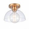 Elk Home Julian 1 - Light Semi-Flush Mount in  Brushed Gold - 3 of 3