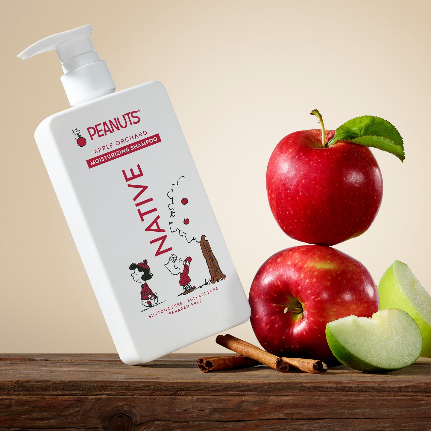 Шампунь Native Peanuts, Apple Orchard, лимитированная серия, 16.5 fl oz — фото 2