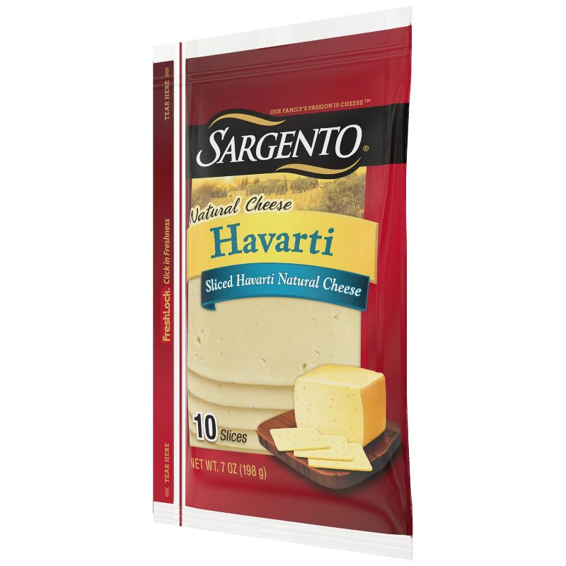 Sargento Natural Havarti  Sliced Cheese - 7oz/10 slices, 6 of 10