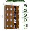 SUXXAN 12 Door Metal Lockers with 12 Hooks for Employees, School, Office, Gym, Home Assembly Required - 3 of 4