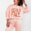 Simply Sage Market S.W.Smiley Hello Fall Lightweight Garment Dyed Sweatshirt - 2 of 4