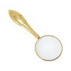 Unique Bargains Magnifying Glass Handheld Magnifier with Cross-Shaped Handle 10X Magnification ABS Metal Glass Gold Tone 1.77" 1 Pc - 3 of 4