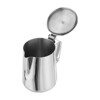 Unique Bargains Stainless Steel Coffee Cup Mug Milk Frothing Pitcher with Lid and Handle - 3 of 4