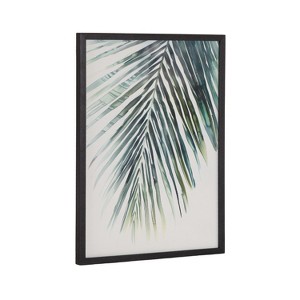 Kate & Laurel All Things Decor 12"x16" Gallery Tropical Modern Botanical Palm Print by The Creative Bunch Studio Black - 1 of 4