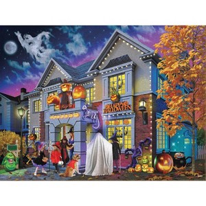 Sunsout Where's the Halloween Party 500 pc Halloween Jigsaw Puzzle 42282 - 1 of 4