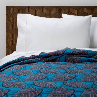 turquoise matelasse coverlet