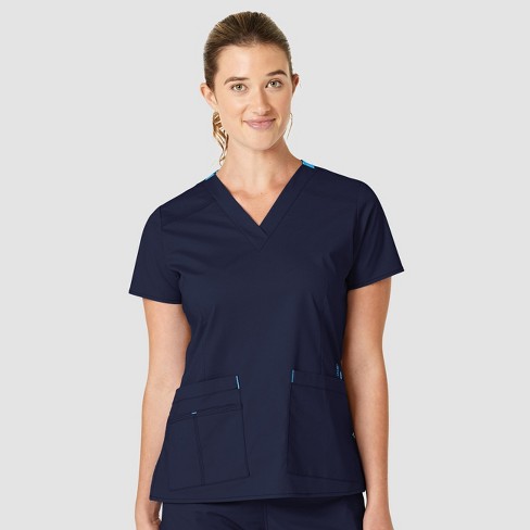 Wink Scrubs Women's 4 Pocket Notch Neck Top - Extended Sizes