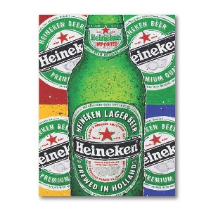 Courtside Market Drizzle Heineken Gallery-Wrapped Canvas - 1 of 4