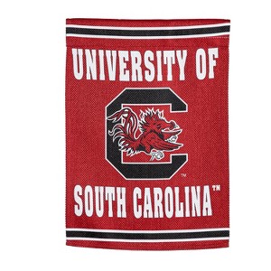 Embossed Suede Flag, House Size, University of South Carolina - 1 of 3