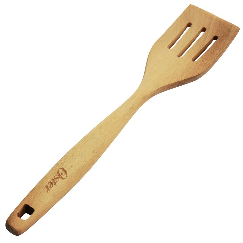 Oster Acacia Wood Slotted Turner Cooking Utensil, 1 of 7