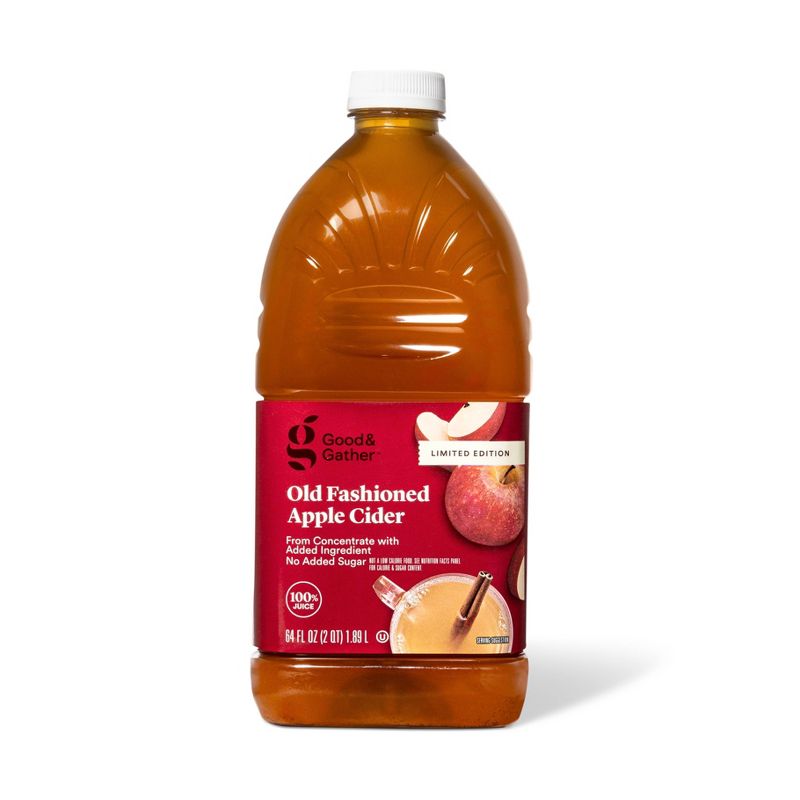 Old Fashioned Apple Cider - 64 fl oz Bottle - Good &#38; Gather&#8482;, 1 of 6