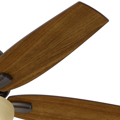 52" Premier Bronze Low Profile Ceiling Fan with LED Light