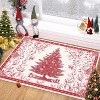Fulvari Christmas Rug Non-Slip Indoor Rugs for Entryway,Washable Area Rug Kitchen Rug Soft Bathroom Rugs Holiday Decor - 2 of 4