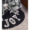 carol & frank Nordic Joy Onyx Tree skirt - 2 of 3