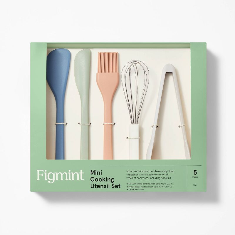 5pc Silicone Mini Kitchen Utensil Set - Figmint&#8482;, 5 of 8