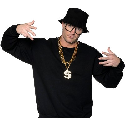 Underwraps 90s Hip Hop 4 Piece Adult Costume Accessory Kit | One Size