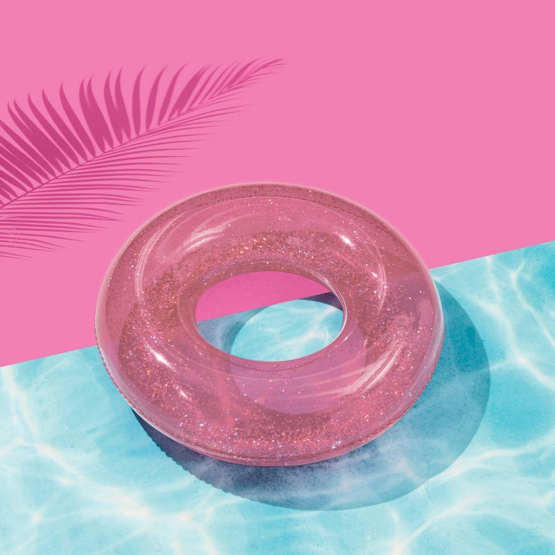 36" Inflatable Glitter Swim Tube - Sun Squad™, 4 of 5
