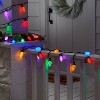 25ct LED C9 Faceted Christmas String Lights with Green Wire - Wondershop™ - 2 of 4