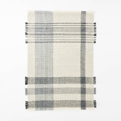 2'6x4' Checkerboard Plush Accent Rug - Threshold™ : Target