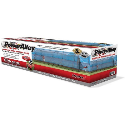 Heater Sports Baseball and Softball Batting Cage, Polyester Net &  Fiberglass Frame, Built in Pitching Opening for Pitching Machines