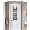 MOEPISY Hanging Towel Racks for Bathroom No Drill - 6-Tier Over The Door Bath Towel Storage Organizer - 2 of 4
