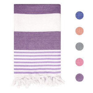 Unique Bargains Sand Free Quick Dry Absorbent Travel Beach Towel 40" x 72" - 1 of 4