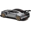2025 Ford Mustang GTD Gray Metallic with Black Top "Limited Edition" Series 1/18  Diecast Model Car by IXO Models - 3 of 4