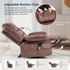 DOMETOUR Adult Massage Chair Massage Recliner Sofa, Electrically Heated Massage Chaise Longue, Single Sofa With Manual Adjustable Tilt Angle - 3 of 4