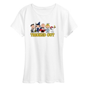 Women's - Peanuts - Tricked Out Short Sleeve Graphic T-Shirt - 1 of 4