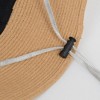 Anna-Kaci Women's Woven Floppy Sun Hat with Wide Ribbon Knot Detail and Curved Brim - 4 of 4