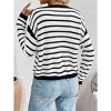 Coolmee Women's Tie Front Cardigan Long Sleeve Rib Knit Shrug Sweaters Crop Tops - 2 of 4
