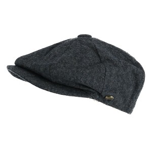 Epoch Hats Company Men's Melton Wool 8 Quarter Newsboy Cap - 1 of 4