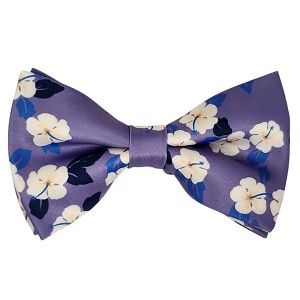 Men's Floral Printed Design 2.75 W And 4.75 L Inch Pre-Tied adjustable Bow Tie - 1 of 3