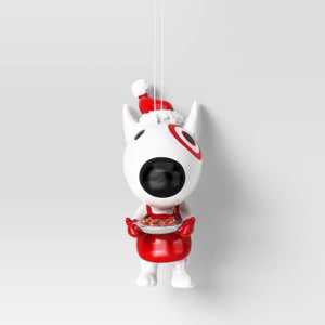 4.5" Christmas Resin Target Bullseye Dog Ornament - Wondershop™ - 1 of 3