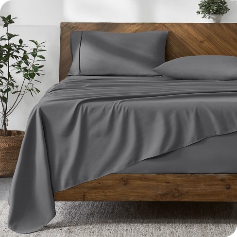 CGK Linens Extra Deep Pocket Microfiber Fitted Sheet - Twin - Dark Grey,  Twin - Smith's Food and Drug
