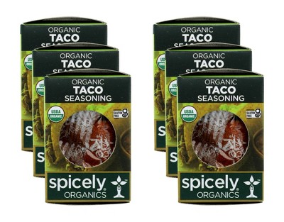Spicely Organics - Organic Taco Seasoning - Case of 6/.45 oz