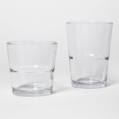 12pc Glass Tall and Short Tumbler Set - Threshold&#8482;