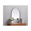 Elegant Lighting Metal Frame Arch Mirror 30x30 Inch in Black - 3 of 4