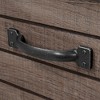 HomeStock Kids Bedroom Bookcase Headboard with Storage and Sliding Doors - 4 of 4