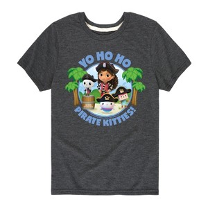Boys' - Gabby's Dollhouse - Yo Ho Ho Pirate Kitties Short Sleeve Graphic T-Shirt - 1 of 4