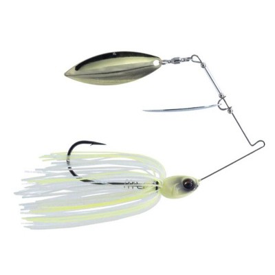 6th Sense Divine Spinnerbait, Bone-Treuse Pearl, 1/4oz