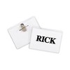 C-Line Name Badge Kits, Top Load, 4 x 3, Clear, Combo Clip/Pin, 50/Box - 3 of 4