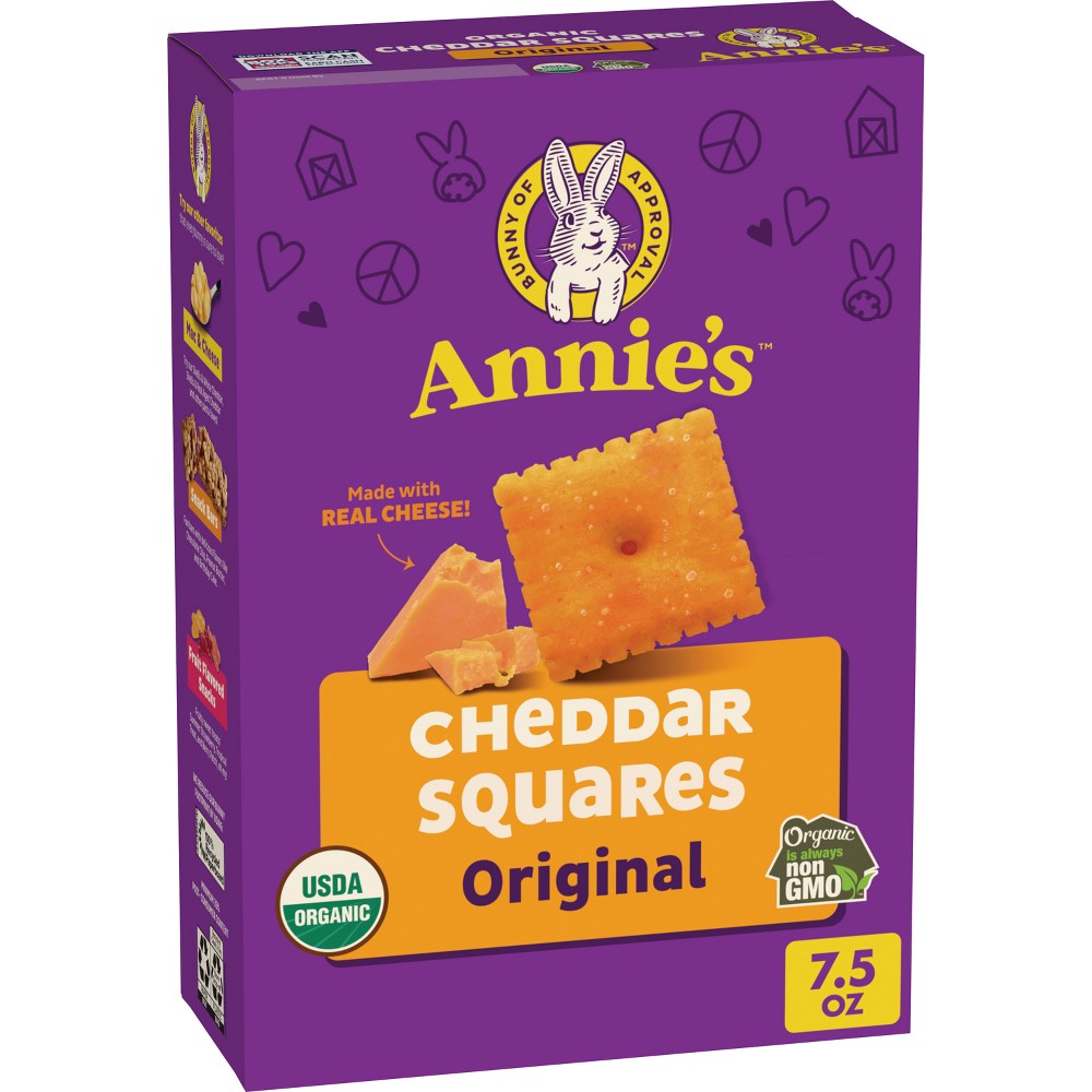 UPC 013562000531 product image for Annie's Cheddar Squares Baked Snack Crackers - 7.5oz | upcitemdb.com