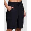 RBX Active Women's Quick Drying Bermuda Shorts, Long Length Walking Hiking Shorts with Pockets - 2 of 4