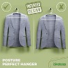 Paaaawaters Clothes Hangers Plastic 100 Pack For Adults - Plastic Hangers, The Perfect Coat Hanger - 3 of 4