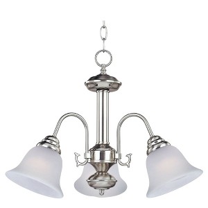 Maxim Lighting Malaga 3 - Light Chandelier in  Satin Nickel - 1 of 2