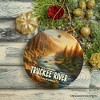 Lively Truckee Mountain Town Ornament, California River Charm and Outdoor Explorer Christmas Gift | OrnamentallyYou - 4 of 4