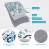 Ultra-Thin Floral Medallion Vintage Rug for Living Room, Non-Slip Foldable Washable Rugs - 4 of 4
