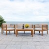 Kinnell 4Pc Living Set - Indoor/Outdoor - PAT7311 - Safavieh - 3 of 4