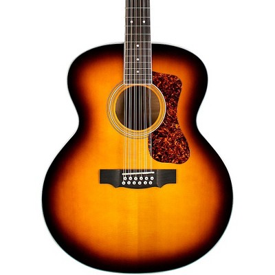 Guild F-2512E Deluxe Westerly Collection 12-String Jumbo Acoustic-Electric Guitar Antique Sunburst